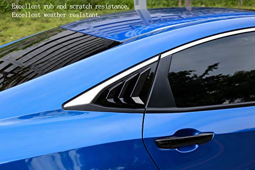 Thenice Window Louvers for Honda Civic Sedan 2016-2021 -Piano - Product Imagery