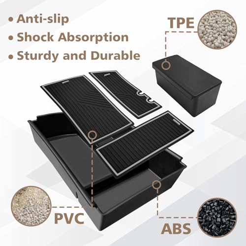 Muslogy Center Console Organizer for 2024 2025 2026 Hyundai - Product Imagery