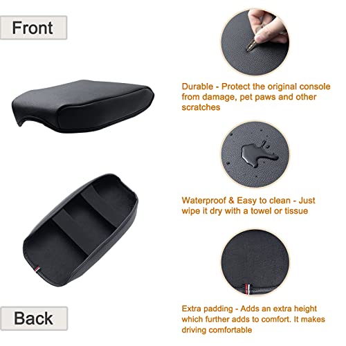 Armrest Cover for Toyota Rav4 2019-2025 Leather Console Cushion - Product Imagery