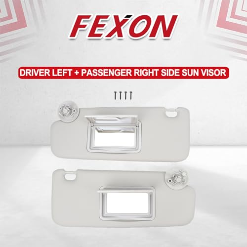 FEXON Sun Visor Pair for Chevy Sonic & Spark, Left/Right, - Product Imagery