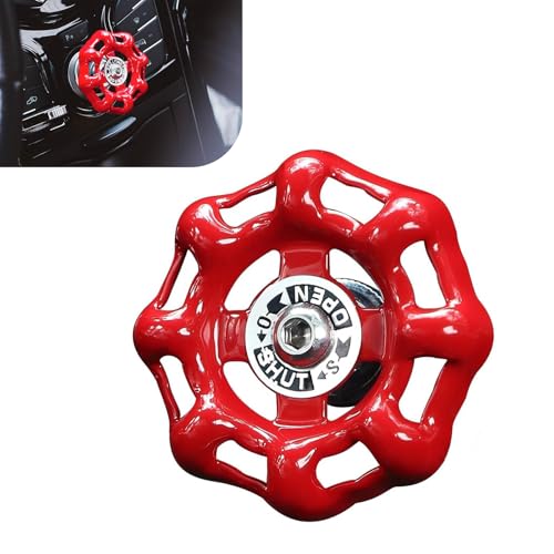 Metal Car Rotary Knob Decor, One Button Start Shift Knob Cover - Product Imagery