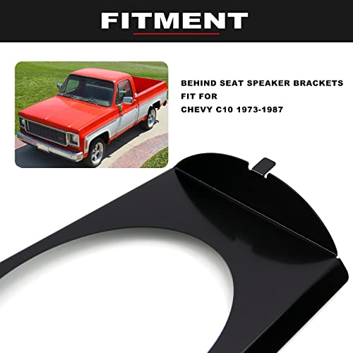 Sporacingrts Behind Seat Speaker Brackets for Chevy GMC C10 6x9 - Product Imagery