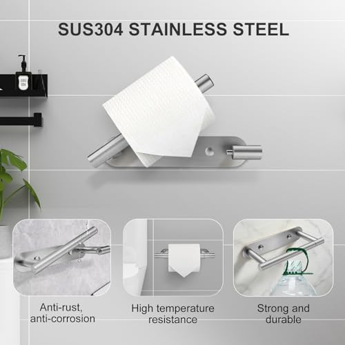 SetSail Toilet Paper Holder Brushed Nickel - Product Imagery
