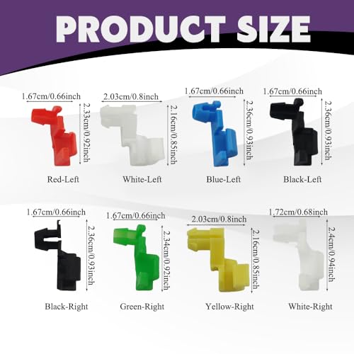 80PCS Door Lock Rod Car Clips Assortment Kit, Door Install - Product Imagery