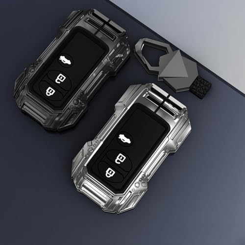 Zinc Alloy Metal Key Fob Case Cover Protector Shell Compatible - Product Imagery