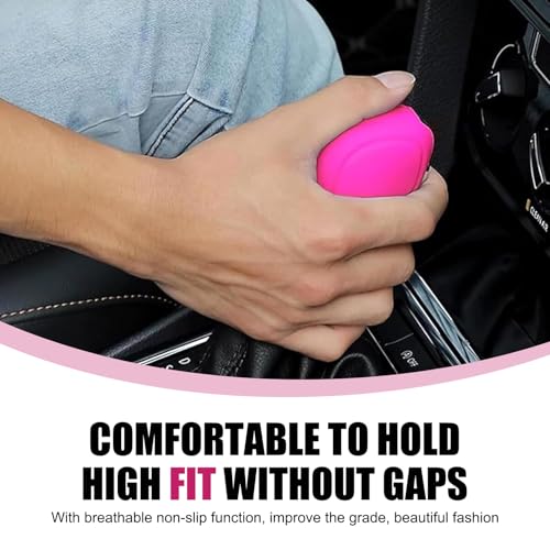 2 PCS Car Gear Shift Knob Cover, Silicone Anti-Slip Car Gear - Product Imagery