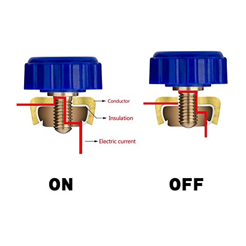 DC12V 80A Motorcycle Top Post Battery Switch, Cut Off Kill - Product Imagery