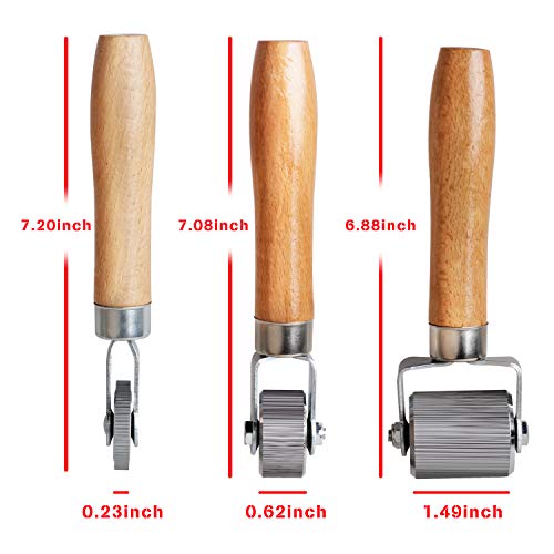 FCHO Car Sound Deadening Roller Metal 3 Pcs Roller Car for - Product Imagery