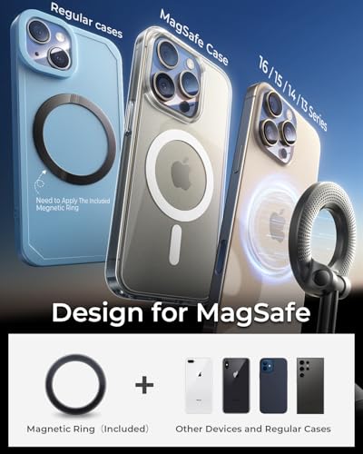 MRGLAS 2026 Upgraded for MagSafe Vacuum Car Phone Mount, 2800gf - Product Imagery