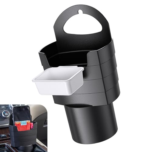 Fries Holder for Car, Universal Cup Holder Insert with Dipping - Product Imagery