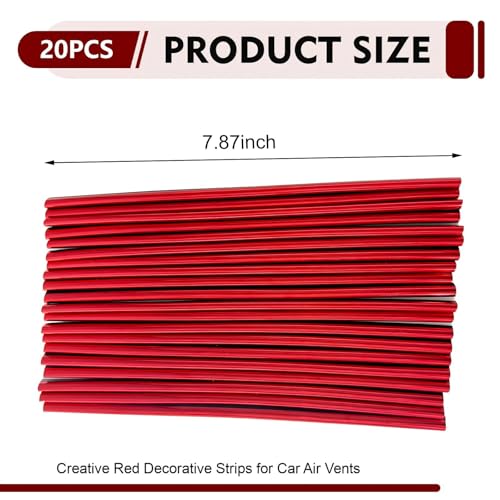 20PCS Car Vent Outlet Trim, Waterproof Car Air Conditioner - Product Imagery