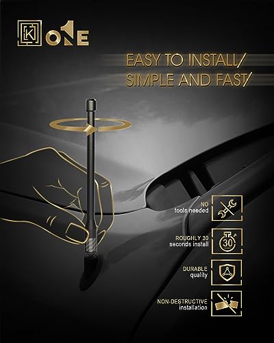 𝐍𝐄𝐖 KEYO1E Short Replacement Carbon Fiber Antenna Compatible - Product Imagery
