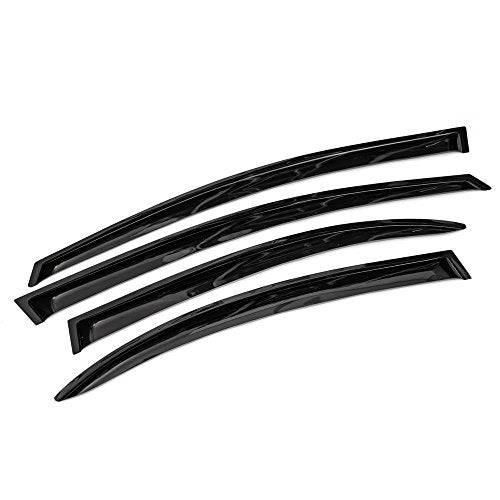 Smoked Out-Channel Window Vent Guard Rain Visors for 2006-2011 - Product Imagery