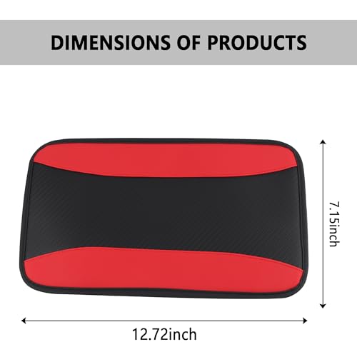 IHOTDER Stylish Car Center Console Cover,PU Leather Car Armrest - Product Imagery