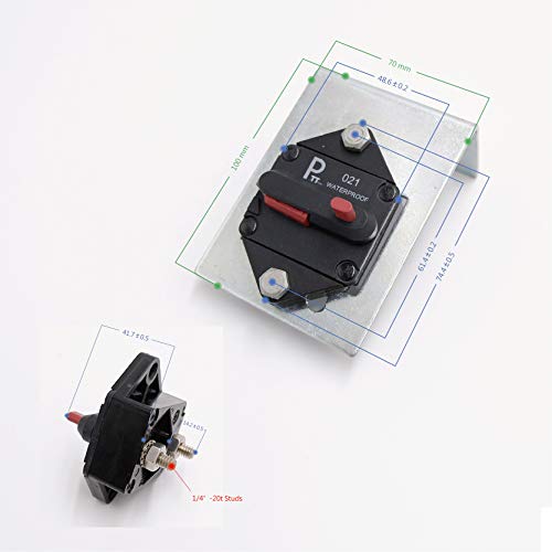 Photo-Top Hi-Amp Circuit Breaker T3+Switch with Manual Reset, - Product Imagery