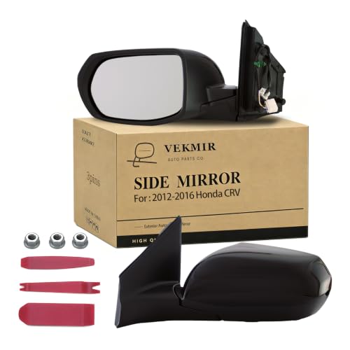 Driver Side Mirror For 2012-2016 Honda CRV（3pins Black） - Product Imagery