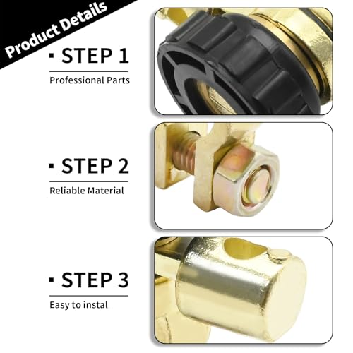 Hoypeyfiy Battery Master Disconnect Cut Off Switch, 360 Degree - Product Imagery