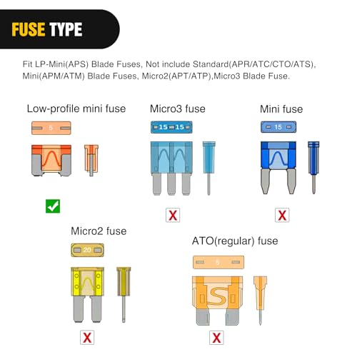 Nilight - 50038R 10 Pack 12V Car Add-a-circuit Fuse TAP Adapter - Product Imagery