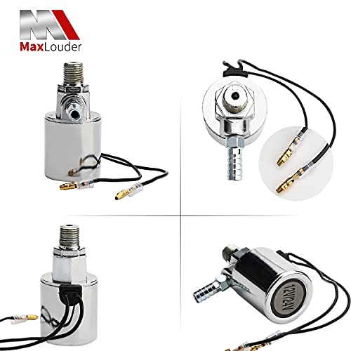 MaxLouder 1/4" NPT 12V/24V Air Horn Solenoid Valve For Train - Product Imagery