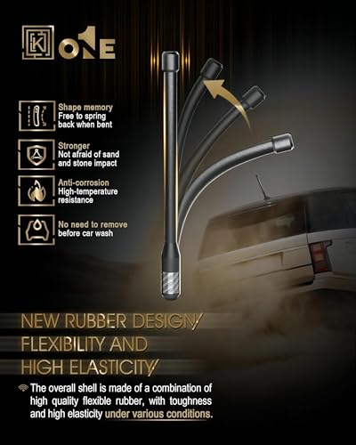 KEYO1E Carbon Fiber Antenna Compatible with 2024-2026 Ford - Product Imagery