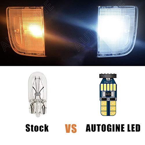 AUTOGINE 6 Piece White LED Interior Lights Kit for Honda Accord - Product Imagery