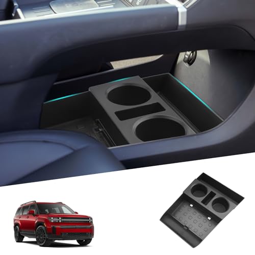 SHAOHAO for 2025 2026 Hyundai Santa Fe Under Console Organizer - Product Imagery