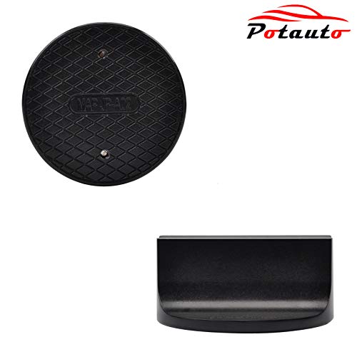 Potauto Universal Aluminum Grooved Magnetic Jack Pad Jacking Puck - Product Imagery