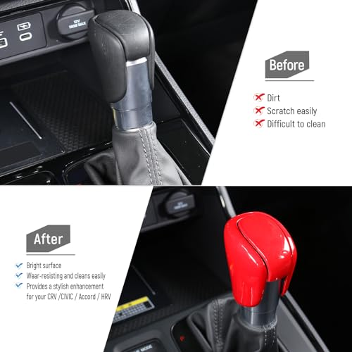 for 2022-2026 Honda Civic Gear Shift Knob Cover, for CRV 2023 - Product Imagery