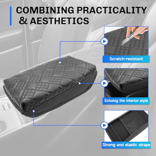 SXCY for 2026 Jeep Cherokee Armrest Cover for 2026 Jeep Cherokee - Product Imagery