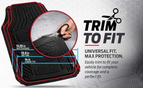 Plasticolor Honda Weatherpro 4 Pc. Floor Mat Set, Black, One Size - Product Imagery