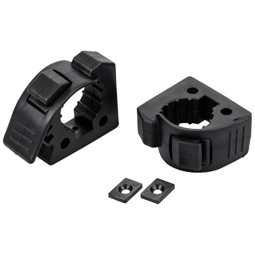 SINOKING Rubber Shovel Mount, Tool Clamp for 1-1/8" to 1-1/2" - Product Imagery