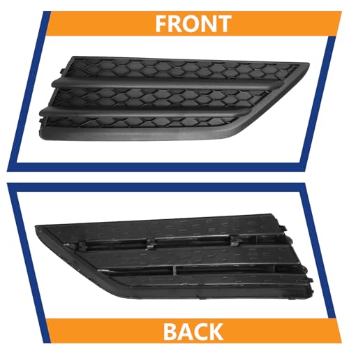 BXZ Passenger Bumper Insert Fog Light Cover For 2016 2017 2018 - Product Imagery