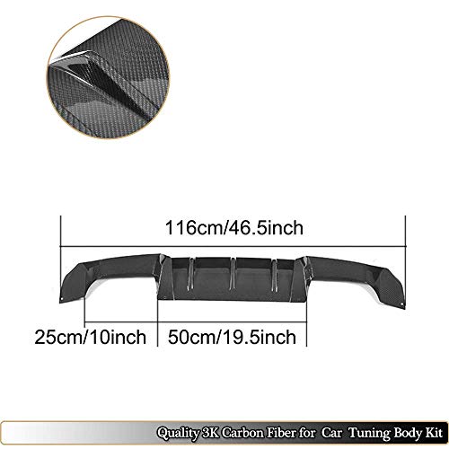 Carbon Fiber Rear Diffuser for BMW M2 F87 Coupe 2016-2020 Rear - Product Imagery