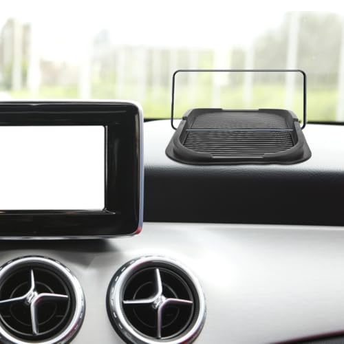 Car Dashboard Phone Tray, Anti-Slip Silicone Pad Phone Holder - Product Imagery