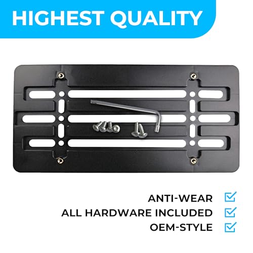 Front Bumper License Plate Bracket for Hyundai and Kia - Product Imagery