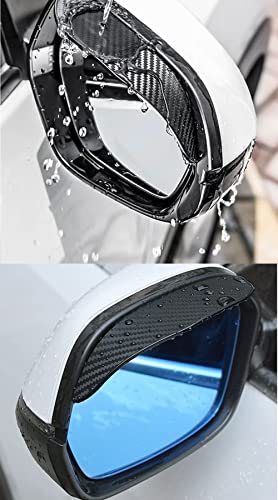 Pincuttee Mirror Rain Visor Eyebrow, Side Mirror Rain Guards, - Product Imagery