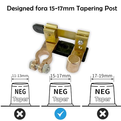 2 Pack Top Post Knife Blade Master Switch, 12V 24V Knife Blade - Product Imagery