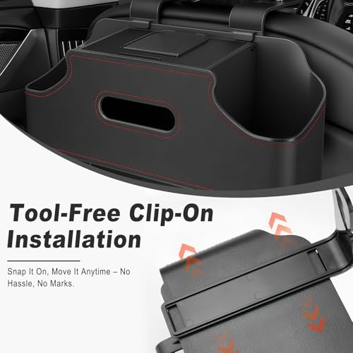 Backseat Car Organizer with Cup Holder, Car Seat Back Organizer, - Product Imagery