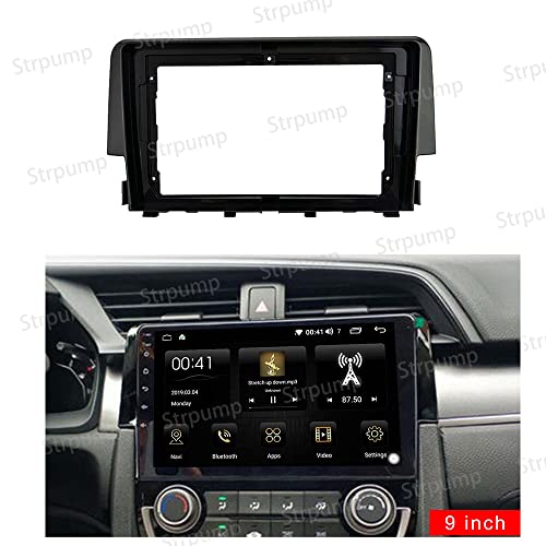 9'' Car Radio Stereo Dash Frame Fascia Bezel Panel Compatible - Product Imagery