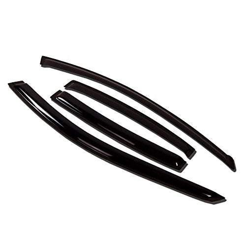 WV-633 Outside Mount Window Visor Deflector Rain Guard Dark - Product Imagery