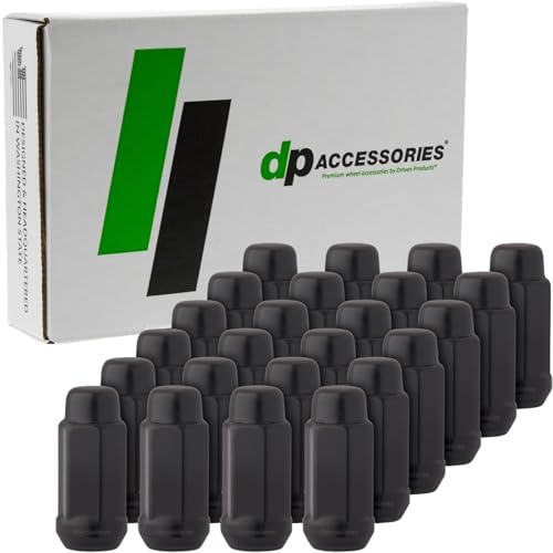 DPAccessories Black M14x1.50 Lug Nuts for Aftermarket Wheels - - Product Imagery