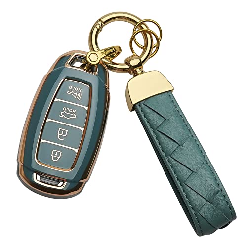 Key Fob Cover Keychain Fit for 2019 2020 2021 Fe Palisade Kona - Product Imagery