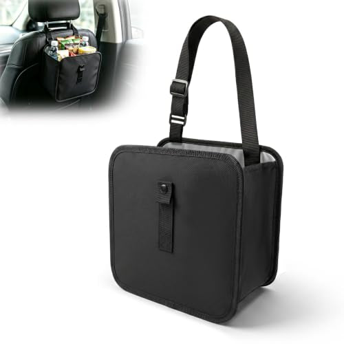 BFXM Car Trash Can, 2 Gallons Car Garbage Bag Hanging - Product Imagery