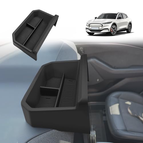 BestEvMod Dash Storage Box for 2021-2026 Mustang Mach-E (ABS) - Product Imagery