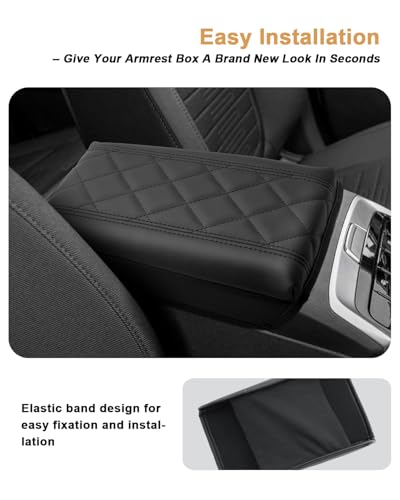 Center Console Armrest Cover For 2022-2026 Hyundai Tucson/Santa - Product Imagery