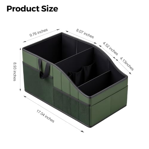 WHHMK Sturdy Leather Car Storage Support Up to 33 LB of Weight, - Product Imagery