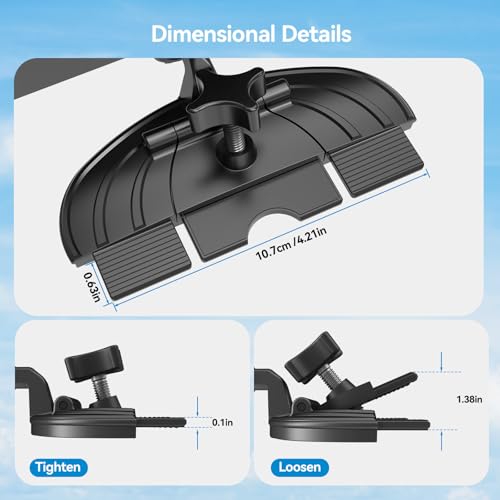 PLDHPRO CD Slot Mount for CarPlay Screen, Portable Monitor CD - Product Imagery