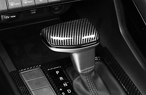 Carbon Fiber ABS Car Gear Shift Knob Cover Trim Shifter Lever - Product Imagery