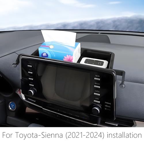 Car Phone Holder Center Console Organizer For Toyota Sienna 2021 - Product Imagery