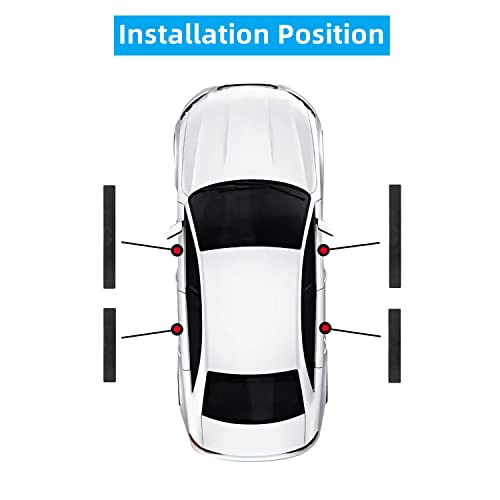 4Pcs Car Door Sill Protector for HR-V Accessories Fit for HRV - Product Imagery